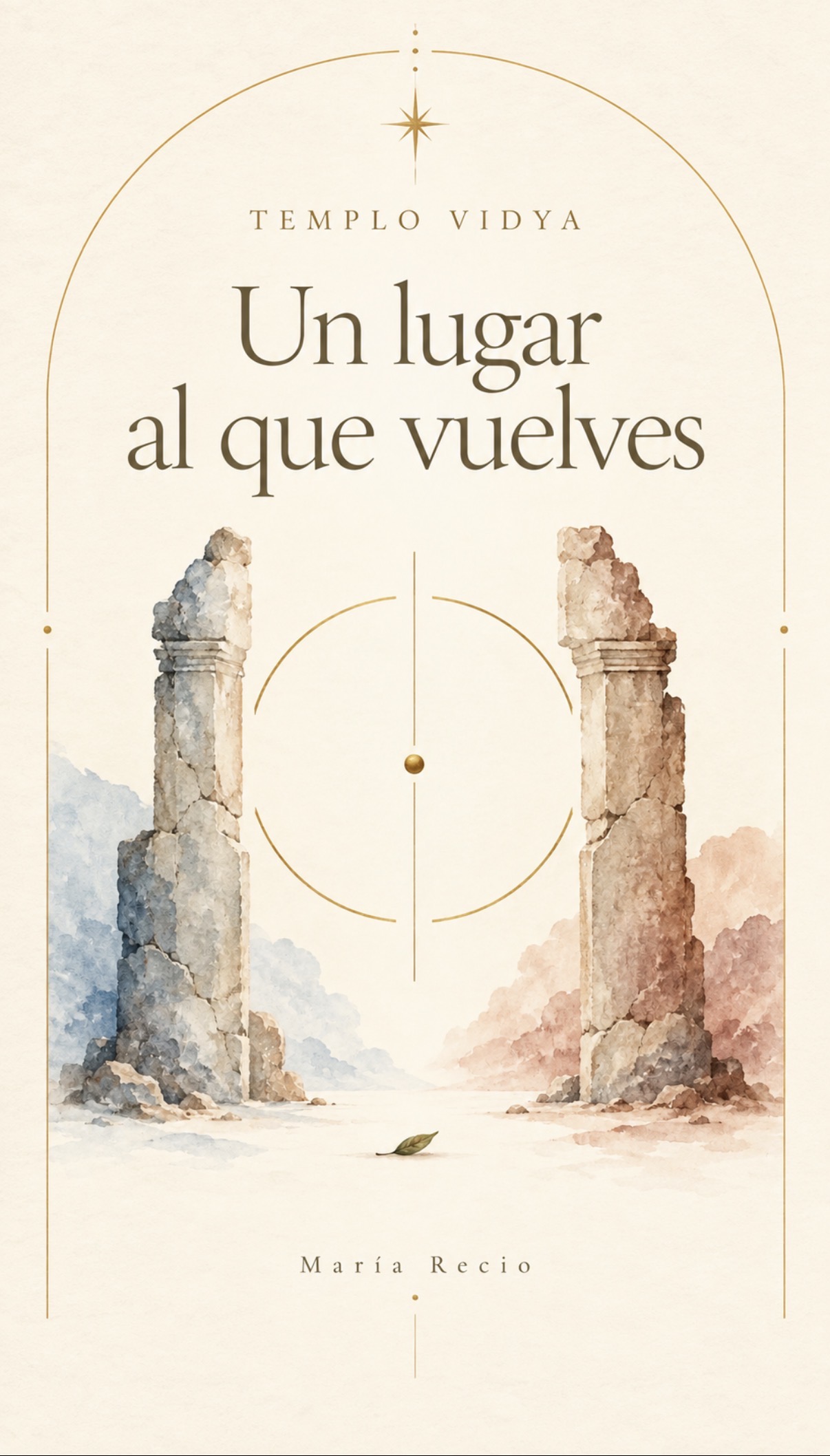 Portada del libro Un lugar al que vuelves, de María Recio